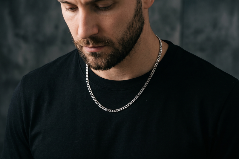 The Link — 4mm Stainless Steel Chain (Silver)